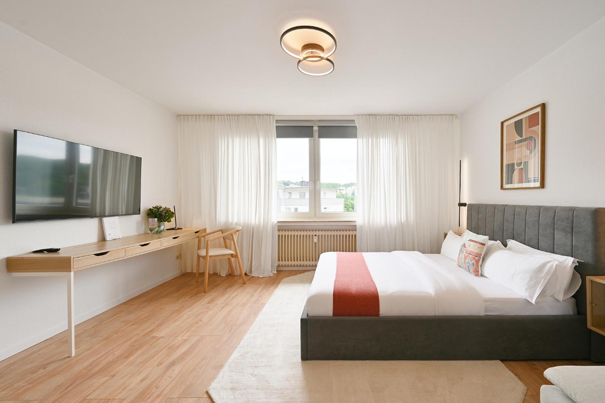 Beautiful And Stylish 1-Bedroom With Kitchen And King Size Bed Wuppertal Ngoại thất bức ảnh